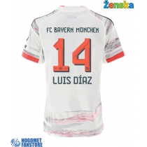 Bayern Munich Luis Diaz #14 Gostujuci Dres za Ženska 2025-26 Kratak Rukav